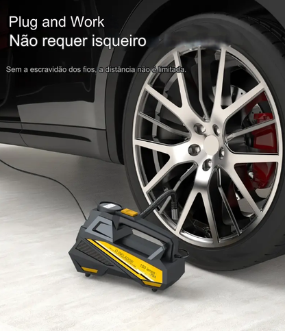 Inflador de Pneus Digital Carsun - Portátil e Prático!