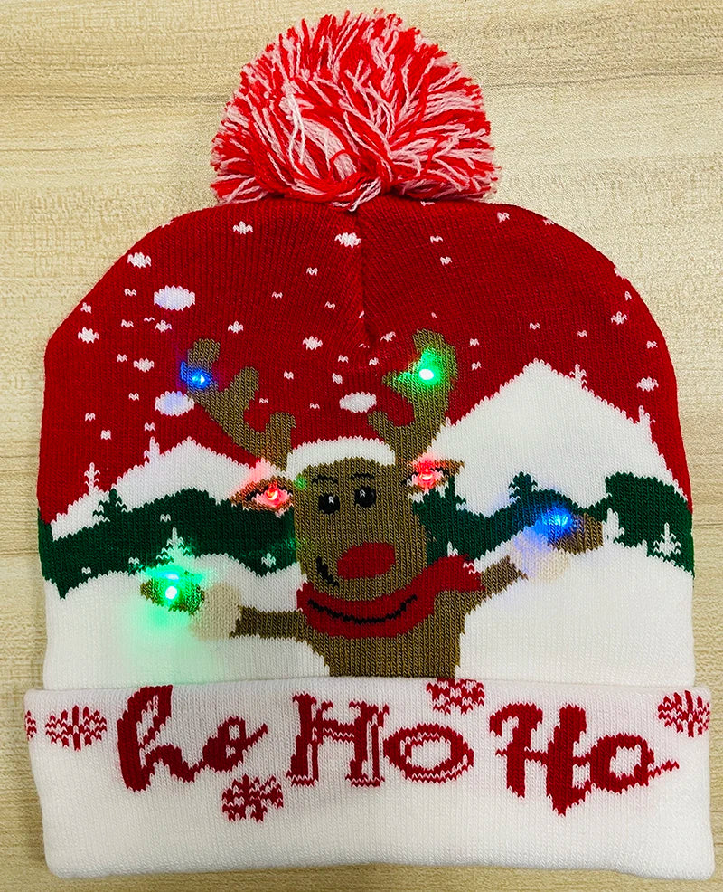 Gorro de Natal LED – Ilumine o Seu Natal com Estilo e Diversão! 🎅✨