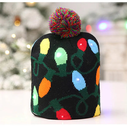 Gorro de Natal LED – Ilumine o Seu Natal com Estilo e Diversão! 🎅✨