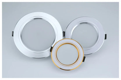 Kit 10 Downlights LED Redondos - 5W a 18W