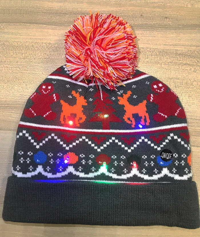 Gorro de Natal LED – Ilumine o Seu Natal com Estilo e Diversão! 🎅✨