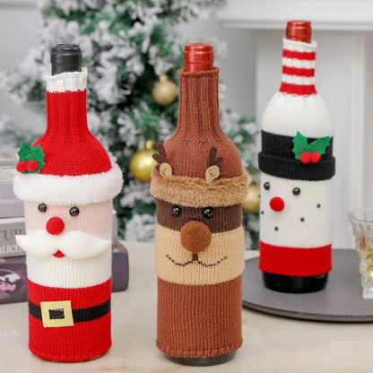 Encante Seu Natal com Capas de Garrafa de vinho inovadoras! 🎅🍾