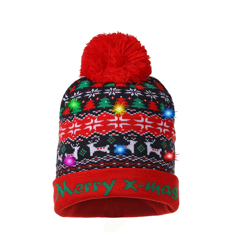 Gorro de Natal LED – Ilumine o Seu Natal com Estilo e Diversão! 🎅✨