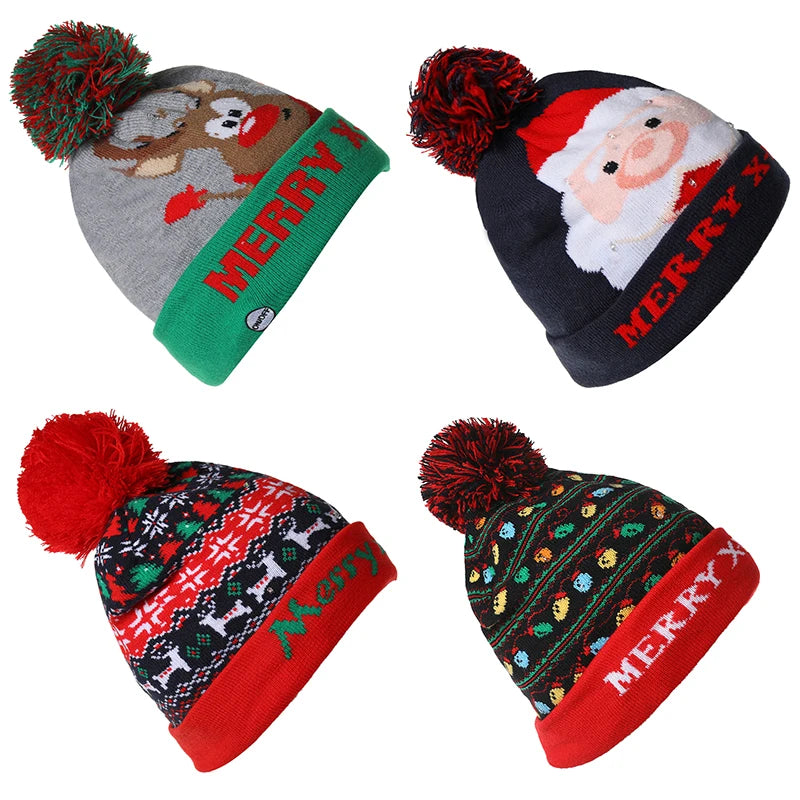 Gorro de Natal LED – Ilumine o Seu Natal com Estilo e Diversão! 🎅✨