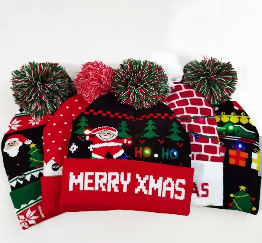 Gorro de Natal LED – Ilumine o Seu Natal com Estilo e Diversão! 🎅✨