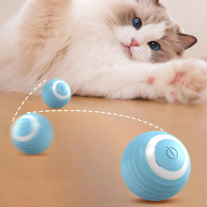 Bola Interativa Elétrica para Gatos - Diversão e Movimento para Seu Pet!