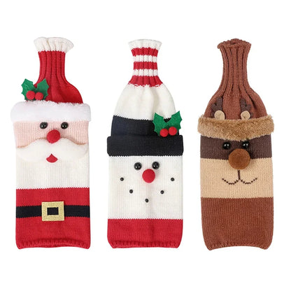 Encante Seu Natal com Capas de Garrafa de vinho inovadoras! 🎅🍾