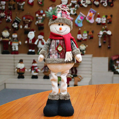 Decoração de Natal - Pai Natal, Boneco de Neve e Renas