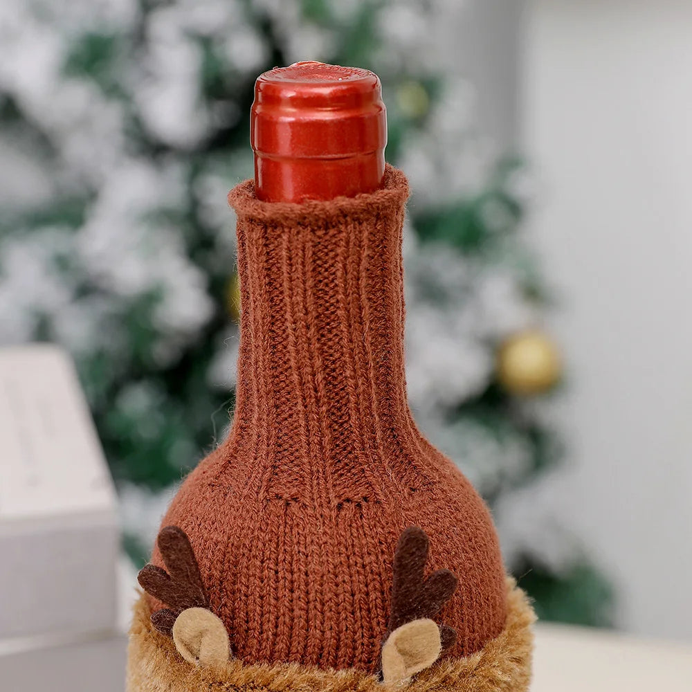 Encante Seu Natal com Capas de Garrafa de vinho inovadoras! 🎅🍾