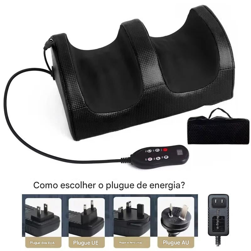 Massajador Shiatsu para Pés com Aquecimento – Relaxamento Profundo!