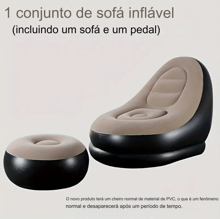 Sofá Inflável Portátil – Conforto e Estilo para Seus Momentos de Lazer!